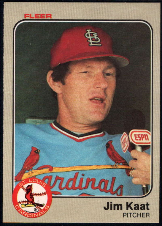 1983 Fleer #11 Jim Kaat VG St. Louis Cardinals 