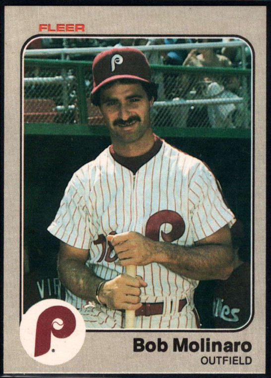 1983 Fleer #167 Bob Molinaro VG Philadelphia Phillies 