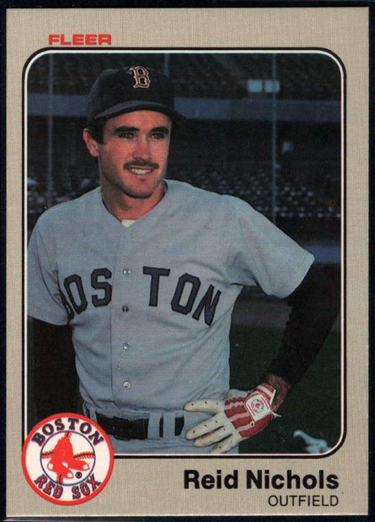 1983 Fleer #189 Reid Nichols VG Boston Red Sox 