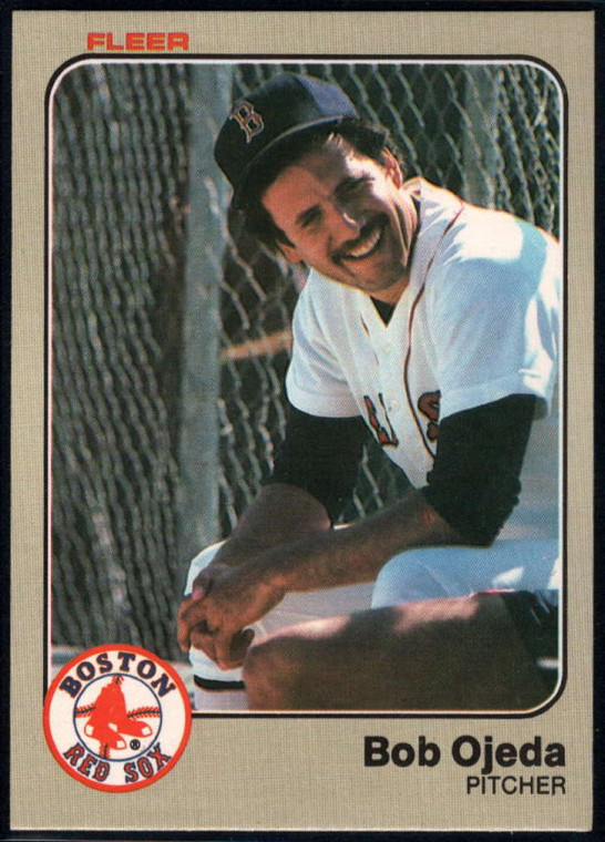 1983 Fleer #190 Bob Ojeda VG Boston Red Sox 