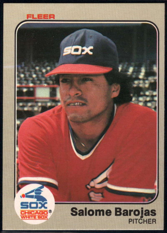 1983 Fleer #230 Salome Barojas VG RC Rookie Chicago White Sox 