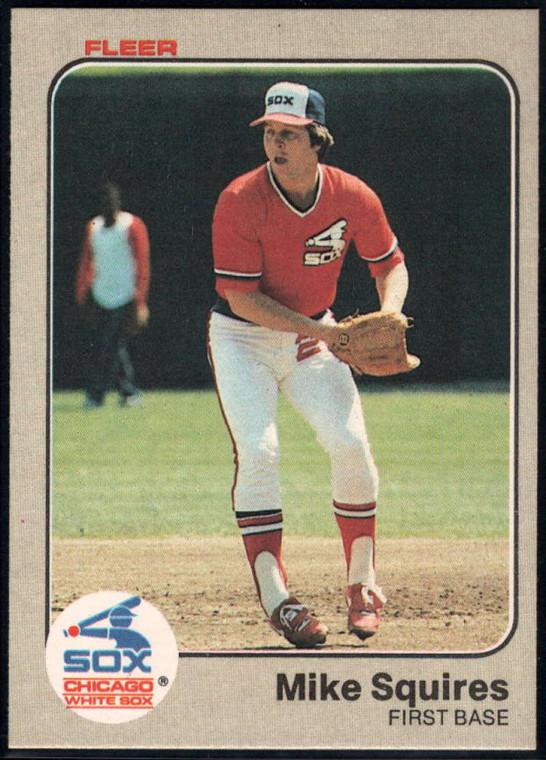 1983 Fleer #250 Mike Squires VG Chicago White Sox 