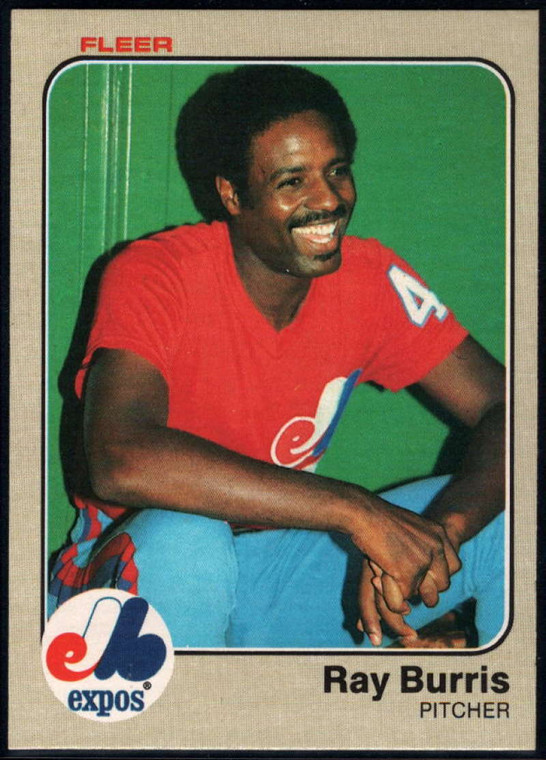 1983 Fleer #277 Ray Burris VG Montreal Expos 