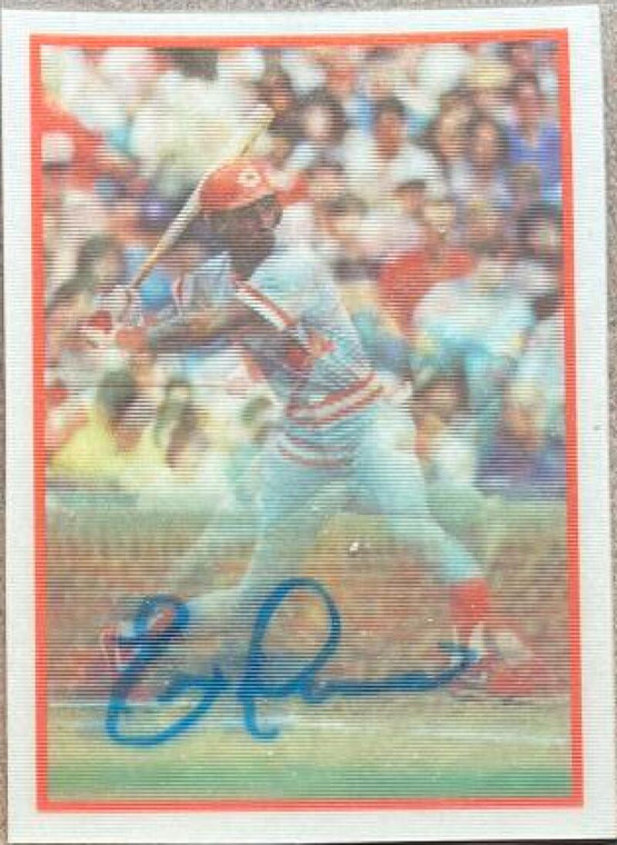 Eric Davis Autographed 1987 Sportflics #22