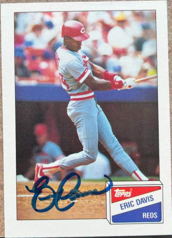 Eric Davis Autographed 1988 Topps Bazooka #6