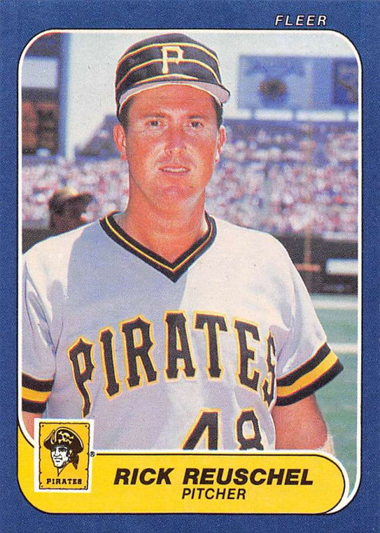 1986 Fleer #618 Rick Reuschel VG Pittsburgh Pirates 