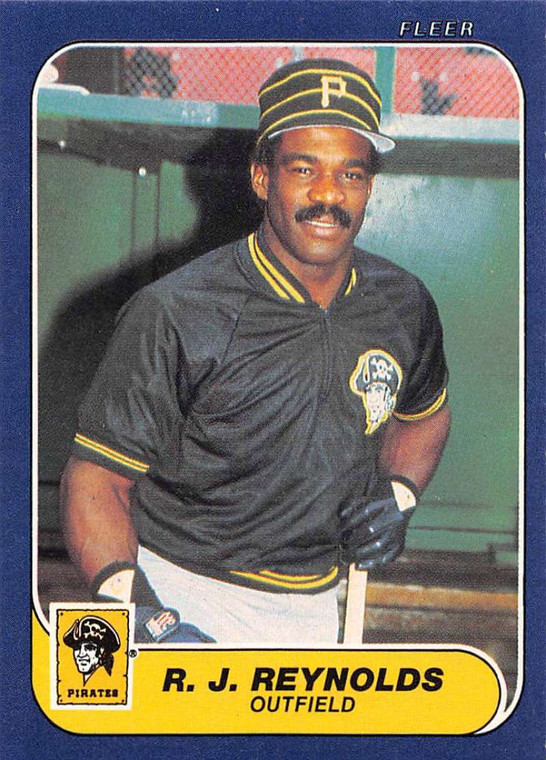 1986 Fleer #619 R.J. Reynolds VG Pittsburgh Pirates 