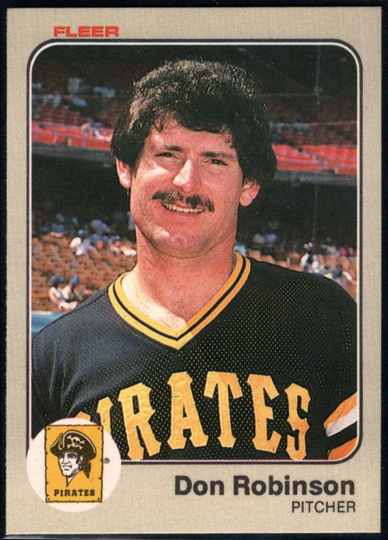 1983 Fleer #319 Don Robinson VG Pittsburgh Pirates 