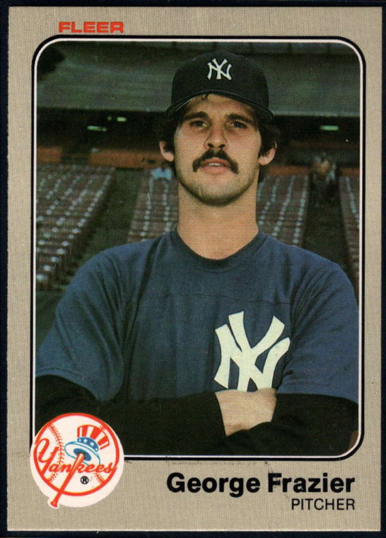 1983 Fleer #379 George Frazier VG New York Yankees 
