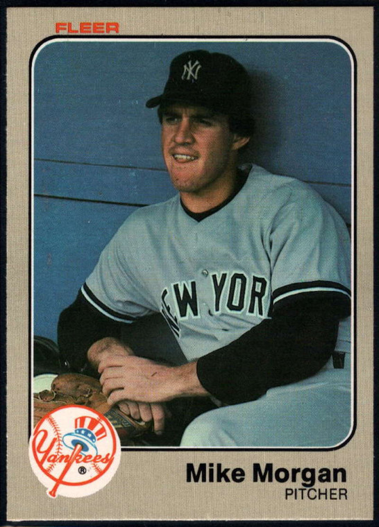 1983 Fleer #388 Mike Morgan VG New York Yankees 