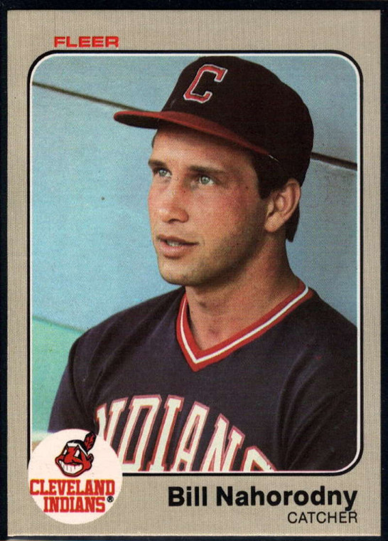 1983 Fleer #416 Bill Nahorodny VG Cleveland Indians 