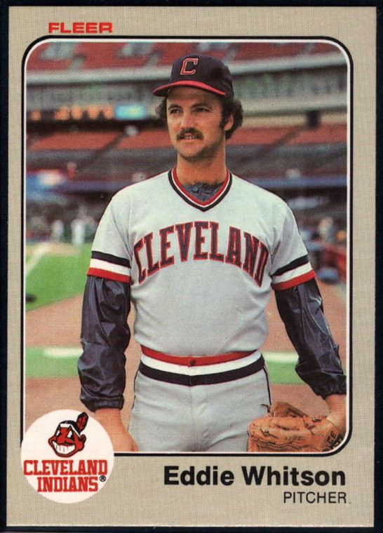 1983 Fleer #423 Ed Whitson VG Cleveland Indians 