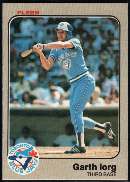 1983 Fleer #430 Garth Iorg VG Toronto Blue Jays 