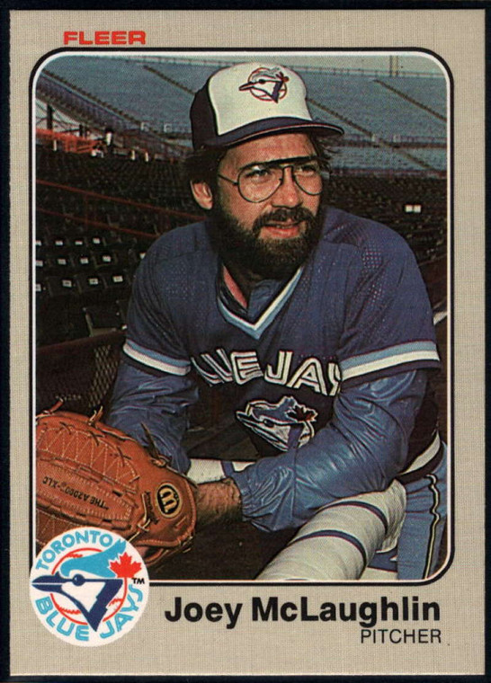 1983 Fleer #434 Joey McLaughlin VG Toronto Blue Jays 