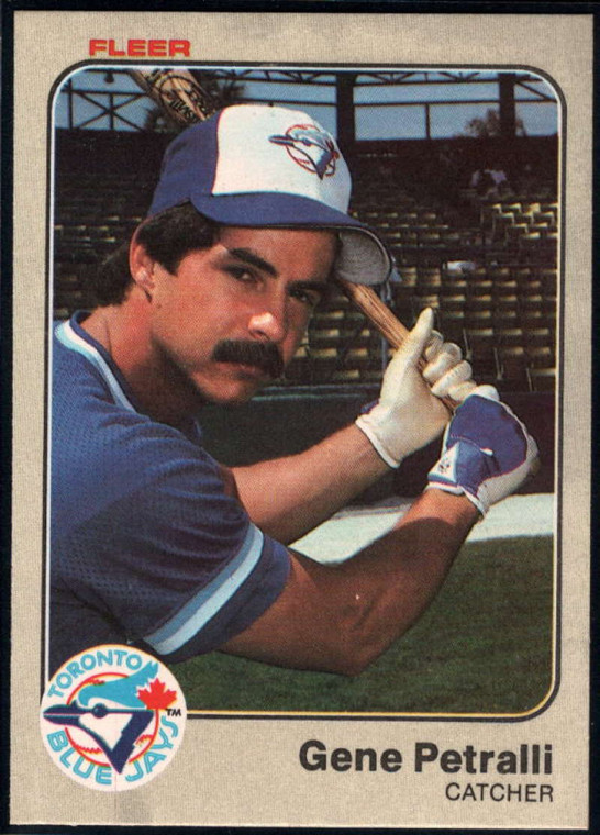 1983 Fleer #439 Geno Petralli VG Toronto Blue Jays 