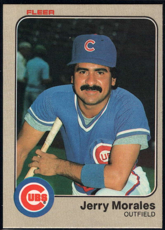 1983 Fleer #502 Jerry Morales VG Chicago Cubs 