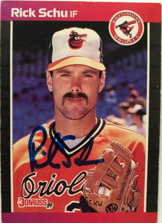 Rick Schu Autographed 1989 Donruss #406