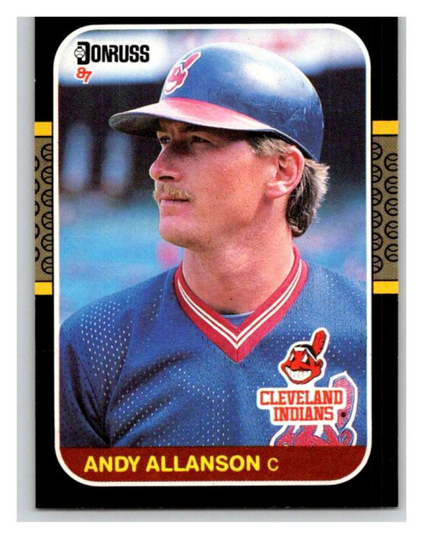 1987 Donruss #95 Andy Allanson VG RC Rookie Cleveland Indians 