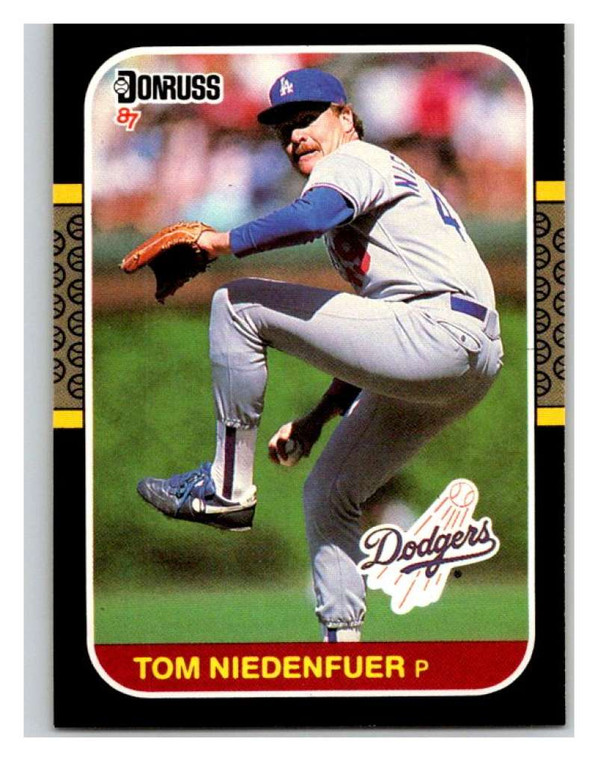 1987 Donruss #218 Tom Niedenfuer VG Los Angeles Dodgers 