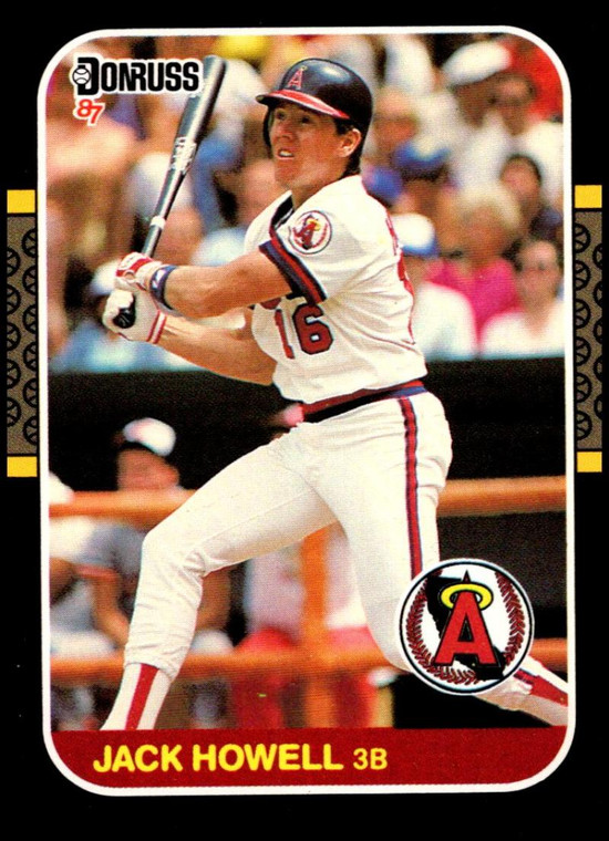 1987 Donruss #305 Jack Howell VG California Angels 