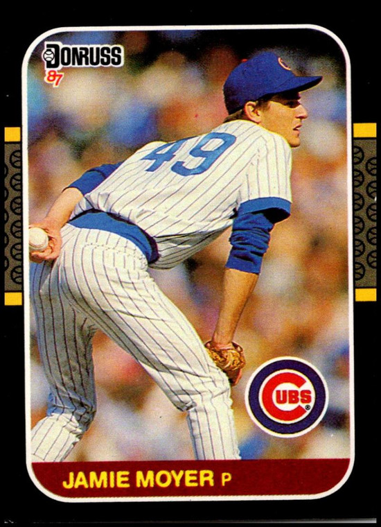 1987 Donruss #315 Jamie Moyer VG RC Rookie Chicago Cubs 