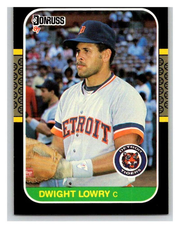 1987 Donruss #338 Dwight Lowry VG RC Rookie Detroit Tigers 