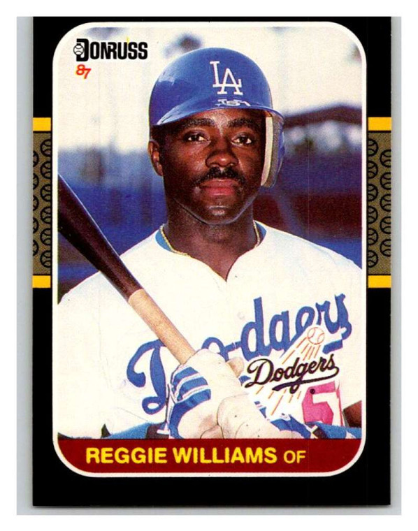 1987 Donruss #341 Reggie Williams VG Los Angeles Dodgers 