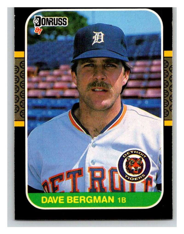 1987 Donruss #420 Dave Bergman VG Detroit Tigers 