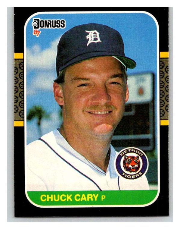 1987 Donruss #461 Chuck Cary VG RC Rookie Detroit Tigers 