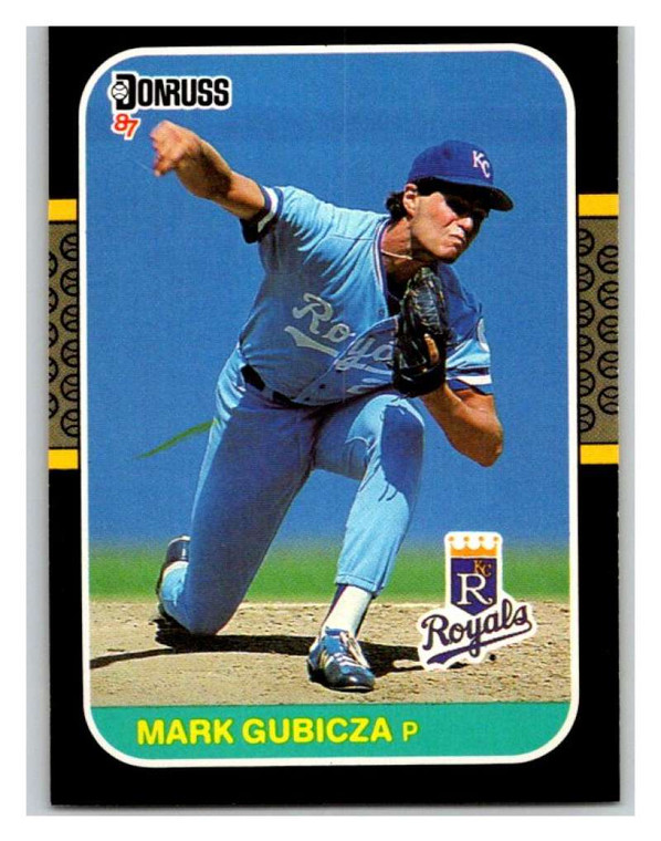 1987 Donruss #466 Mark Gubicza VG Kansas City Royals 