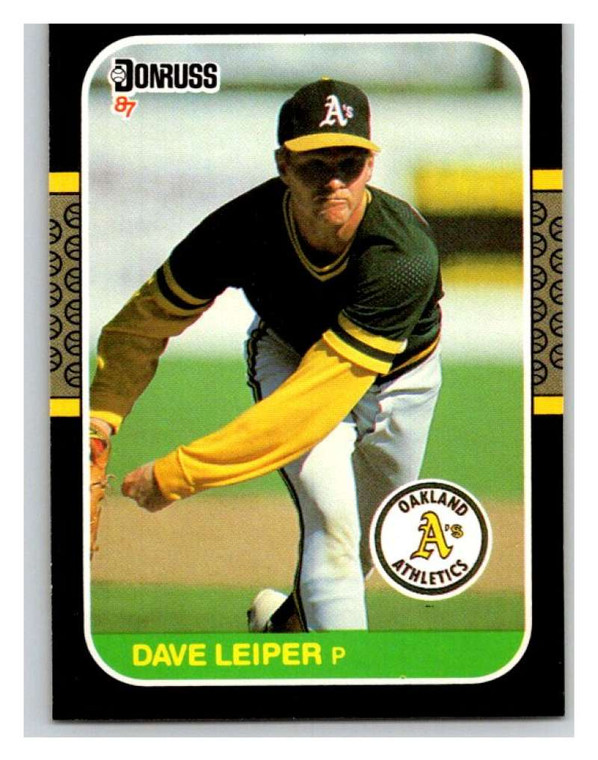 1987 Donruss #472 Dave Leiper VG RC Rookie Oakland Athletics 