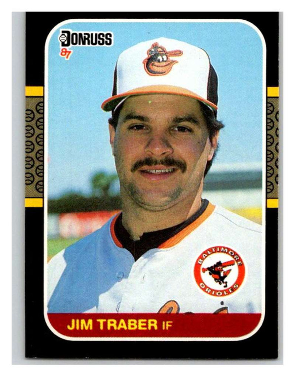 1987 Donruss #477 Jim Traber VG Baltimore Orioles 