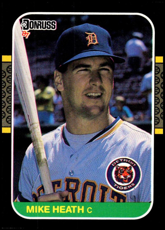 1987 Donruss #496 Mike Heath VG Detroit Tigers 