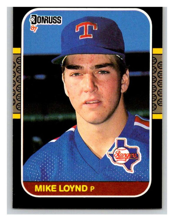1987 Donruss #506 Mike Loynd VG RC Rookie Texas Rangers 