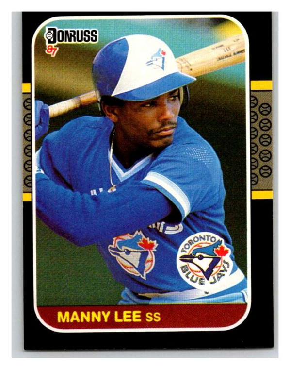 1987 Donruss #518 Manuel Lee VG Toronto Blue Jays 