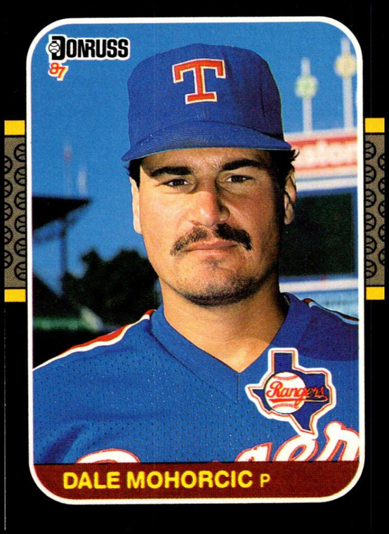 1987 Donruss #531 Dale Mohorcic VG RC Rookie Texas Rangers 