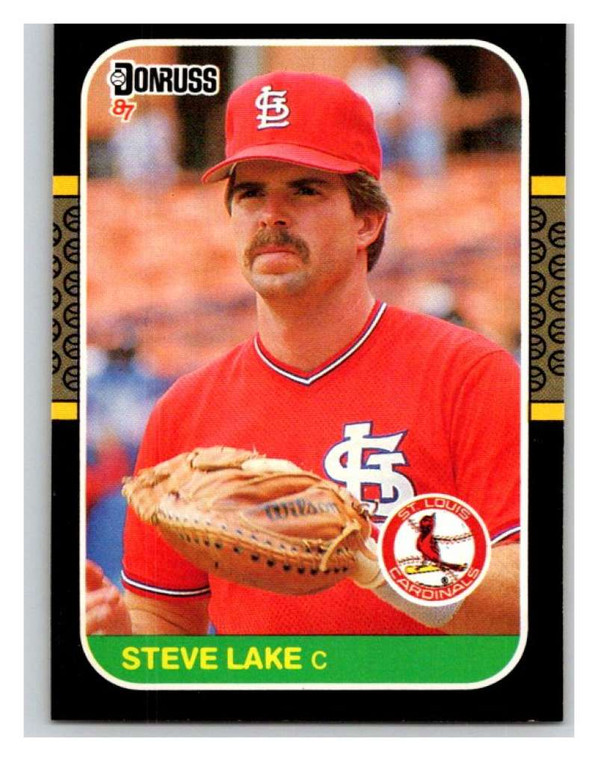 1987 Donruss #604 Steve Lake VG St. Louis Cardinals 