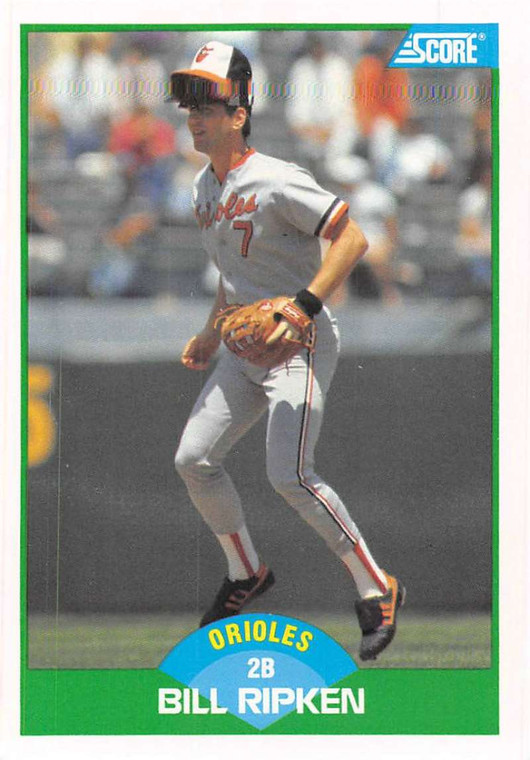 1989 Score #18 Billy Ripken VG Baltimore Orioles 