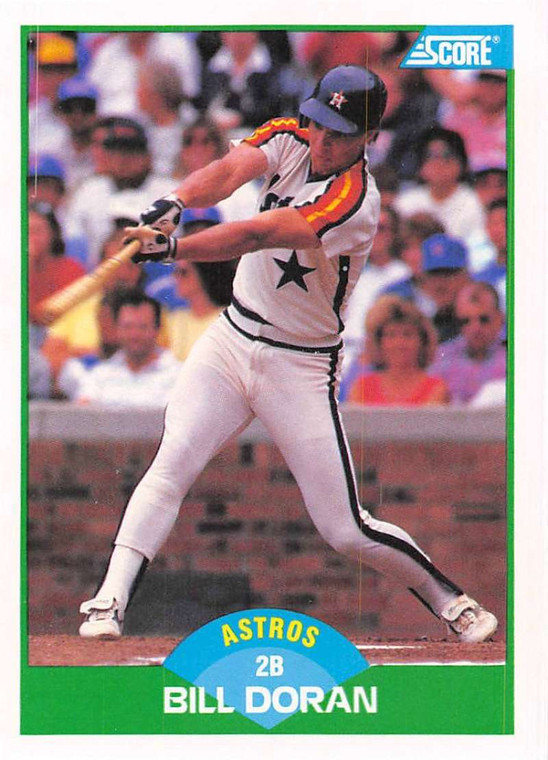 1989 Score #21 Bill Doran VG Houston Astros 
