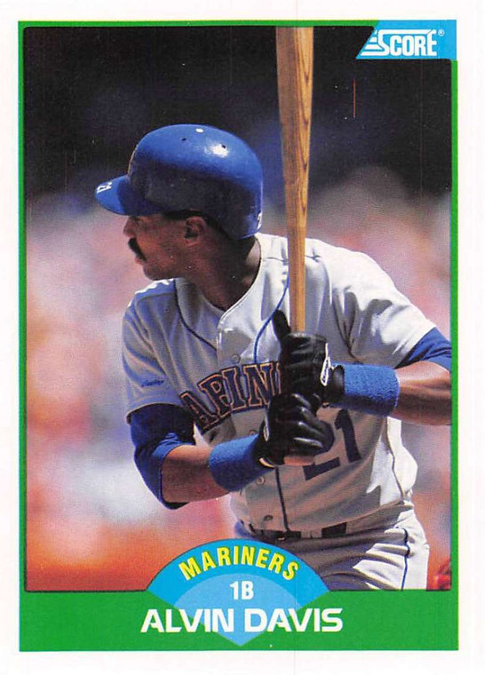 1989 Score #51 Alvin Davis VG Seattle Mariners 