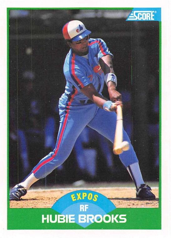 1989 Score #53 Hubie Brooks VG Montreal Expos 