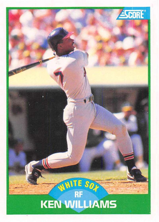 1989 Score #67 Kenny Williams VG Chicago White Sox 