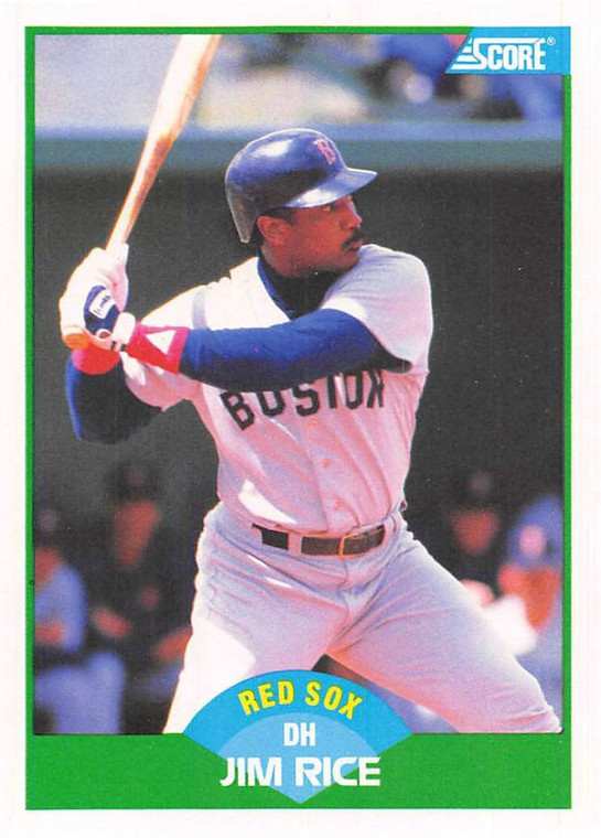 1989 Score #85 Jim Rice VG Boston Red Sox 