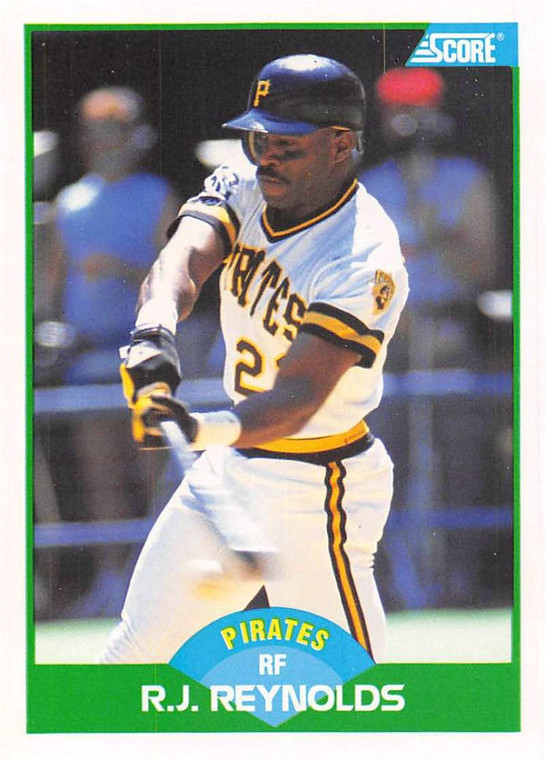 1989 Score #91 R.J. Reynolds VG Pittsburgh Pirates 