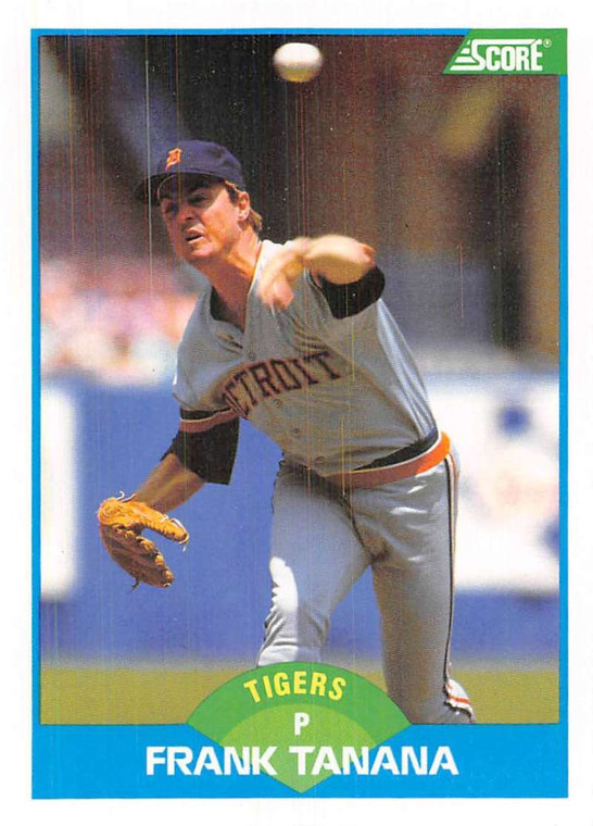 1989 Score #112 Frank Tanana VG Detroit Tigers 