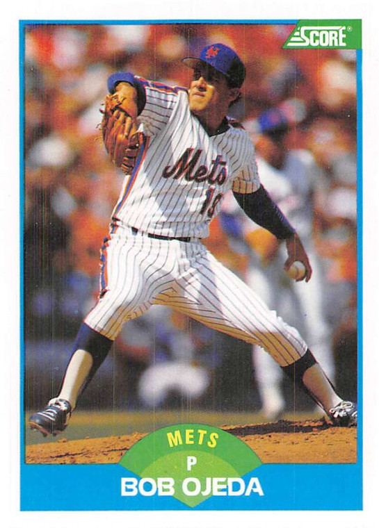 1989 Score #116 Bob Ojeda VG New York Mets 