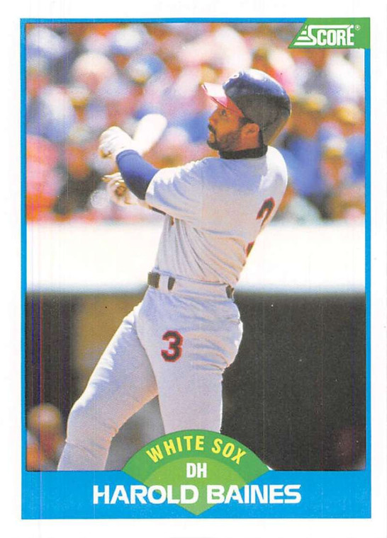 1989 Score #128 Harold Baines VG Chicago White Sox 