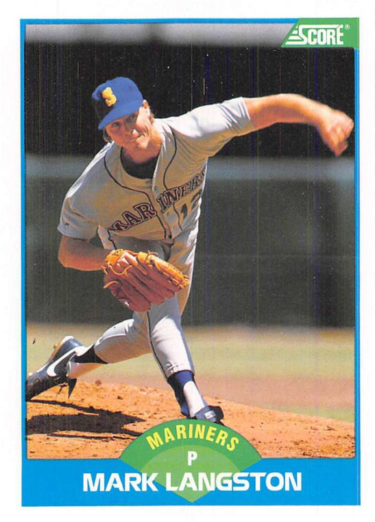 1989 Score #161 Mark Langston VG Seattle Mariners 