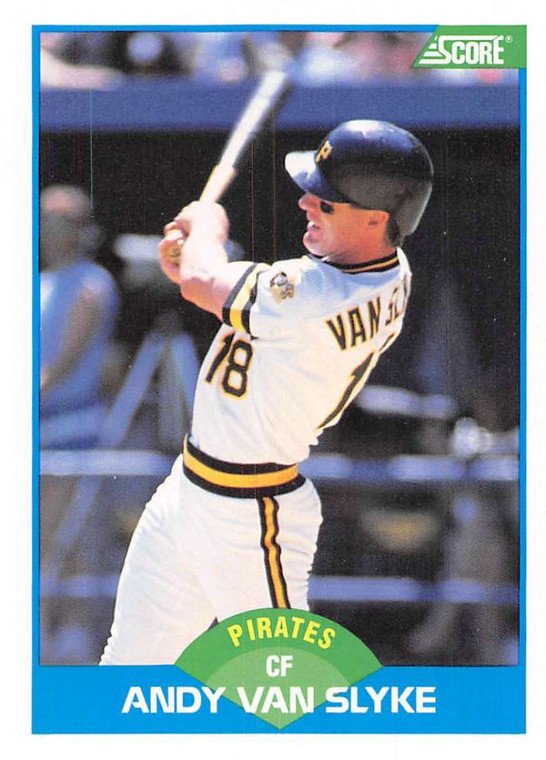 1989 Score #174 Andy Van Slyke VG Pittsburgh Pirates 