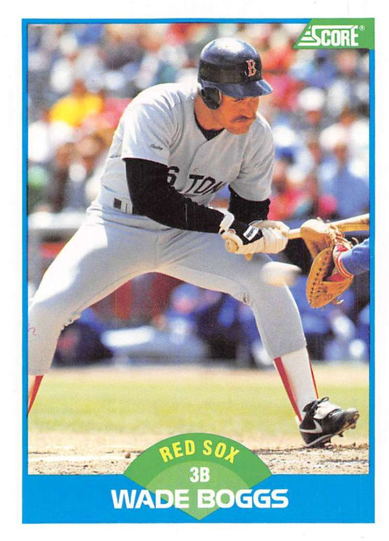 1989 Score #175 Wade Boggs VG Boston Red Sox 